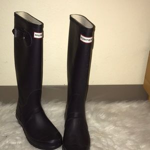 Deep purple/navy rain-boots